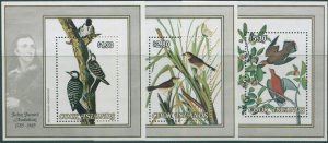 Cook Islands 1984 SG1021 Birds MS set of 3 MNH