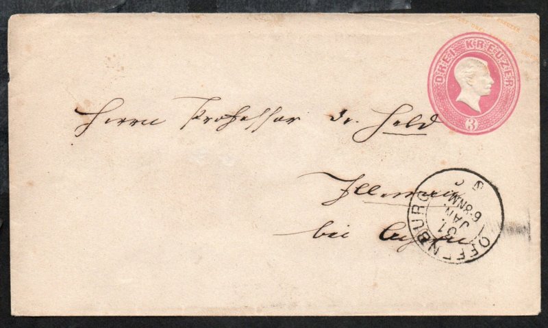 Baden (Germany) Envelope B9 Used