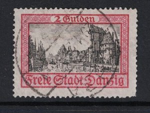 Danzig SC# 195 Used / Wmk Lozengens - S19344