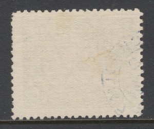 Sweden Sc 222 used 1924 50ö gray Postrider and Airplane, crisp STOCKHOLM cancel