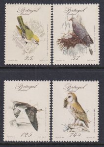 Madeira 115-118 Birds MNH VF