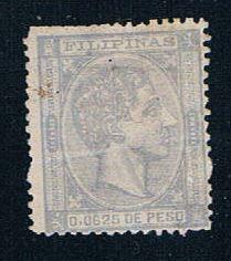 Philippines 65 MH King Alfonso 1878 (P0110) perf damage