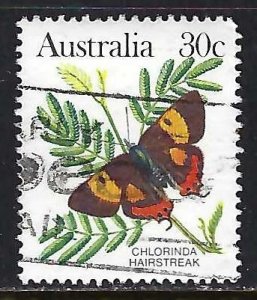 Australia 875A VFU BUTTERFLY O161-3