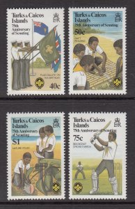 Turks and Caicos 512-515 MNH VF