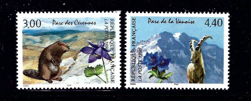 France 2514-15 MNH 1996 Animals     (P110)