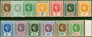 Leeward Islands 1954 Set of 13 to $1.20 SG126-139 Fine MM