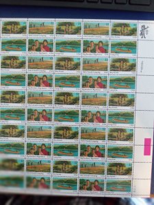 US#  2160-63, Sheet of 50, YMCA Youth Camping, MNH (1985)