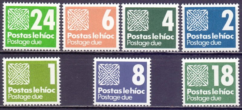 Ireland. 1980. 25-31. Extra stamps. MNH.