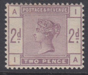 SG 189 2d lilac. A fine fresh unmounted mint example with good deep colour 