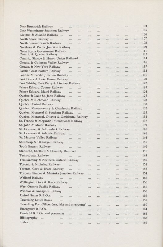 A History of Canadian R.P.O.s 1853-1967, by L.F. Gilliam. Used.