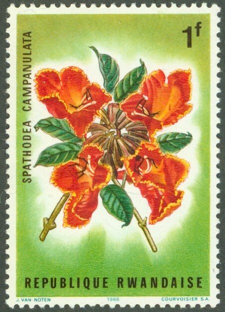 RWANDA 155 MNH BIN $0.50