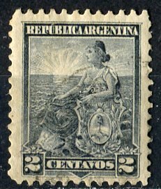 Argentina; 1899: Sc. # 124: Used Perf. 11 1/2 Single Stamp