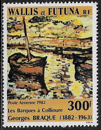 Wallis & Futuna #C113 MNH Stamp - Boats Painting