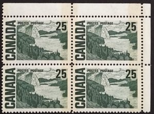 Canada 465pi Corner Block UR VF MNH