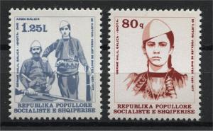 ALBANIA  DEATH ANNIVERSARY DAY OF QERIME HALIL GALICA 1977  NH SET