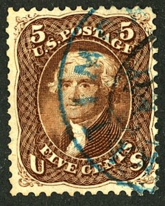 U.S. #76 USED WITH CROWE CERT