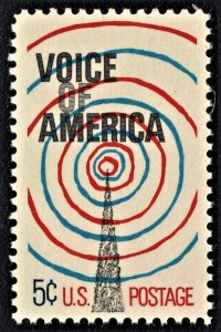 US 1329 MNH VF 5 Cent Voice of America