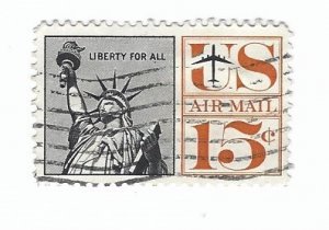 USA 1961 - Scott C63 used - 15c,  Liberty for All