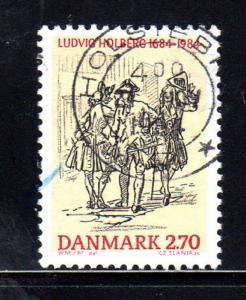 DENMARK #765  1984  LUDWIG HOLBERG       F-VF  USED