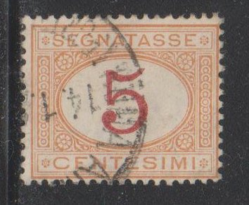 Italy,  5c Postage Due  (SC# J5) Used