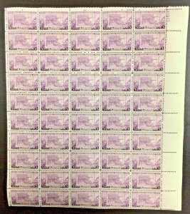 783   Oregon Territory Centennial  MNH   3 c stamps Sheet of 50   Issued 1936