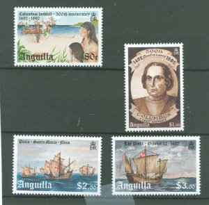 Anguilla #862-865  Single (Complete Set)