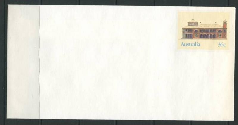 Australia    Postal Stationary Cover Unused Building