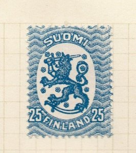 Finland 1917 Early Issue Fine Mint Hinged 25pen. NW-179773