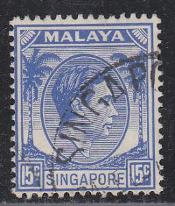 Singapore George VI (Scott #11) Used