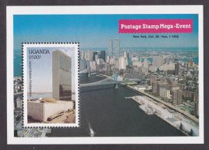 Uganda # 1087, Postage Stamp Mega Event '92, Philatelic Exhibition NH, 1/2 Cat