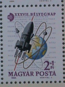 HUNGARY STAMP:IMAX1964 BIRD,SPORT, FLOWER AND SPACE MINT NOT HING SOUVENIR SHEET