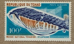 Chad 1965 100fr Xylophone marimba, MNH.  Scott C23, CV $2.00