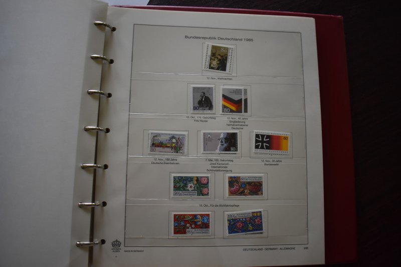 GERMANY 1985 YEAR SET  MNH