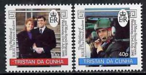 TRISTAN DA CUNHA - 1986 - Royal Wedding - Perf 2v Set - Mint Never Hinged