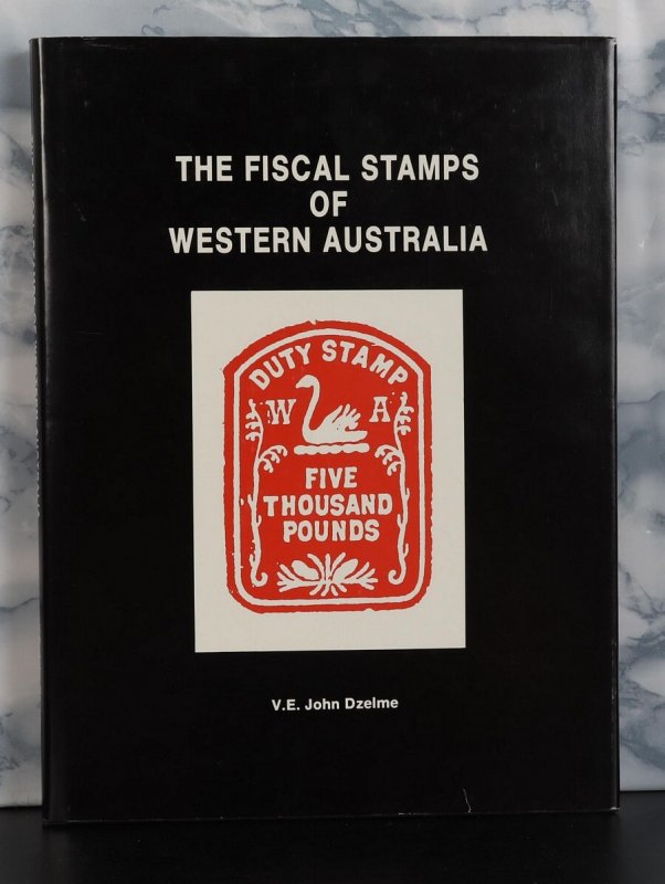 Western Australia los sellos fiscales de John Dzelme. 