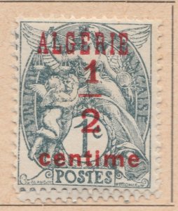 FRENCH COLONY ALGERIA 1924-25 1/2c MH* Stamp A29P25F33126-