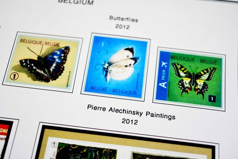 COLOR PRINTED BELGIUM 2011-2020 STAMP ALBUM PAGES (145 illustrated pages)