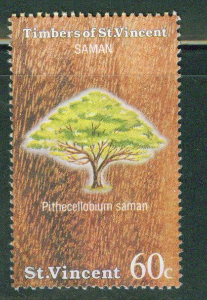 St Vincent Scott 969 1986 Tree stamp Mint no gum