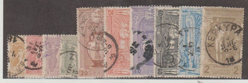 Greece Scott #117-126 Stamps - Used Set