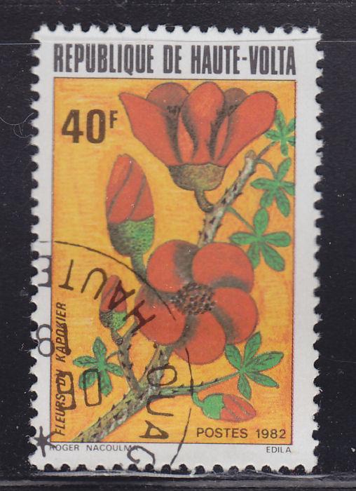 Burkina Faso 602 Flowers 1982