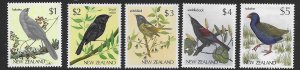 New Zealand 768-70A & 835  set 5  vf  mint nh