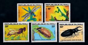 [70777] Mali 1977 Insects Dragonfly Grasshopper  MNH