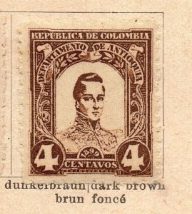 Colombia 1899 Early Issue Fine Mint Hinged 4c. NW-239142