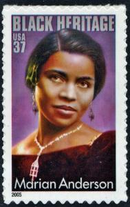 SC#3896 37¢ Marian Anderson Single (2005) SA