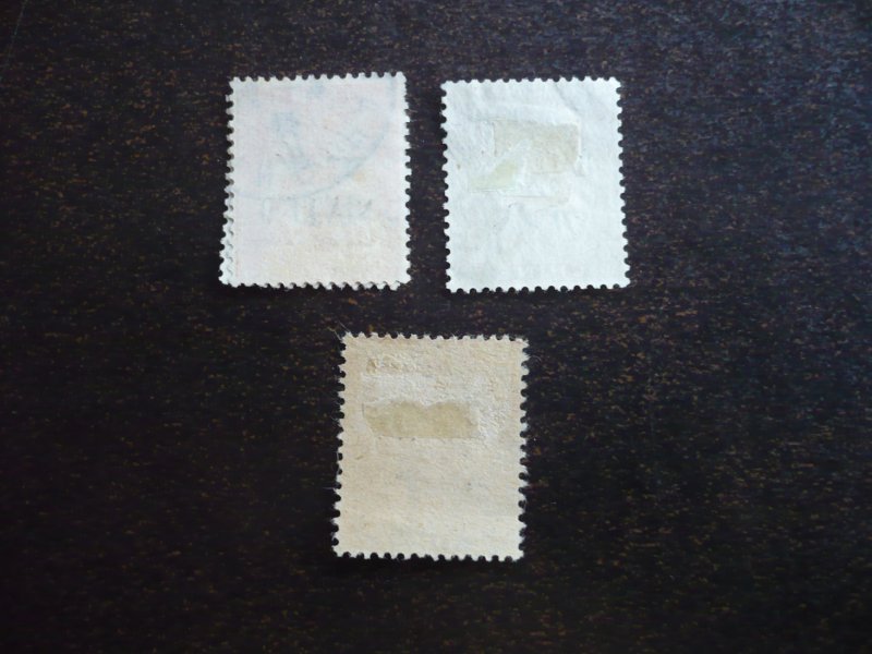 Stamps - French Offices in China - Scott# 66,68,69 - Used Part Set of 3 Stamps