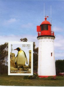 PENGUINS & Lighthouse s/s Perforated Mint (NH)