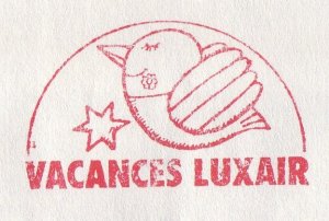 Meter cover Luxembourg 1989 Luxair - Air Navigation Company
