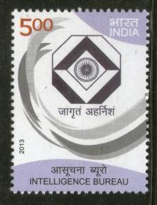 India 2013 Intelligence Bureau 1v MNH Inde Indien