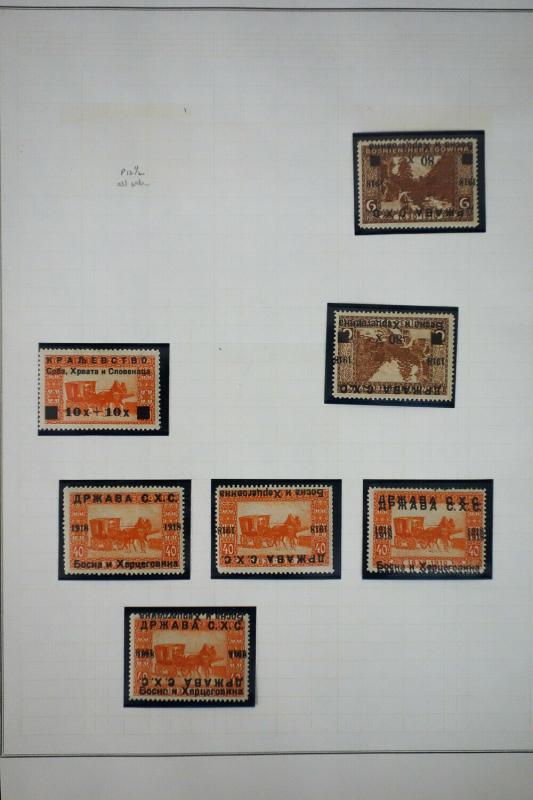 Bosnia 1918 Stamp Errors