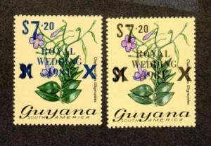 Guyana # 335-335a Mint!